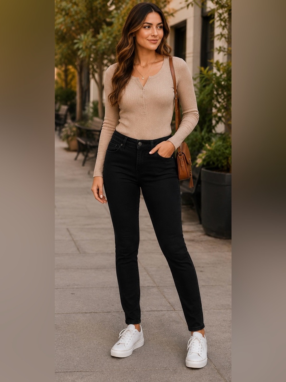 Mossimo Black Mid Rise Skinny Jeans | Size 10 Denim